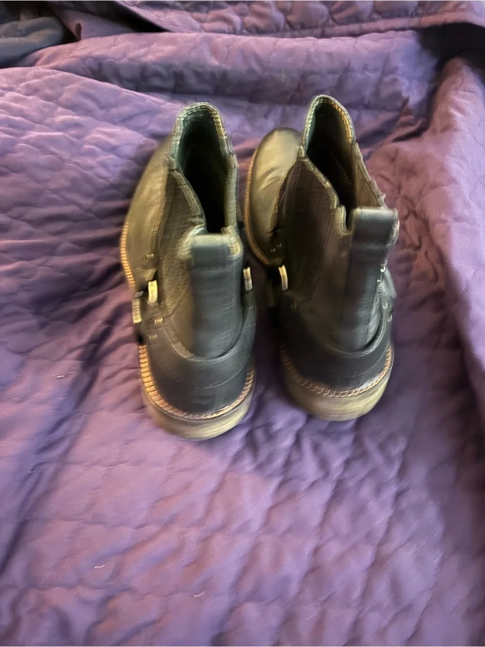 Steve Madden Men's Black Leather Chukka Boots